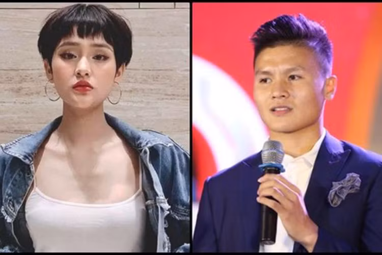 Cụ thể, khi Hiền Hồ viết về cún cưng, Quang Hải bình luận: "Tự nhiên BTT bị đưa ra làm vật thế thân là sao?". Đáp lại, Hiền Hồ gọi nam cầu thủ là anh dù cả hai bằng tuổi. Ảnh: Saostar