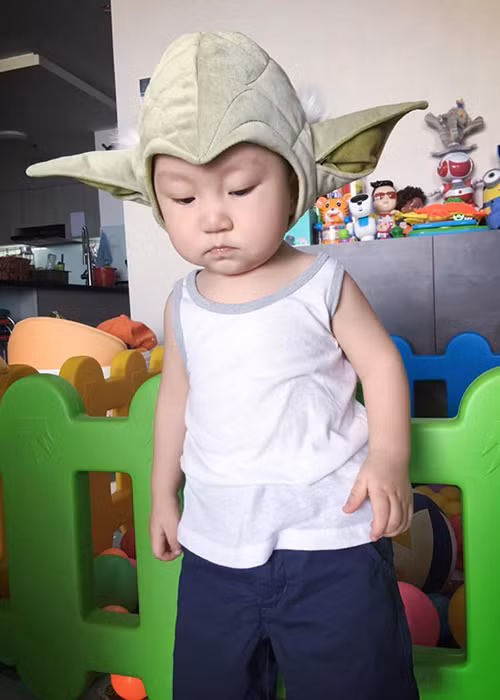 Ngoài có vợ đẹp, Tuấn Hưng còn khiến nhiều người ghen tỵ bởi các con kháu khỉnh.