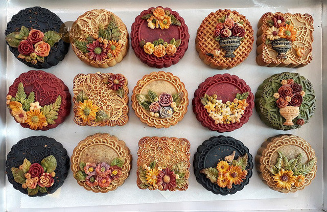 Cac loai banh Trung thu handmade dep la, thom ngon quyen ru khach thanh pho-Hinh-2