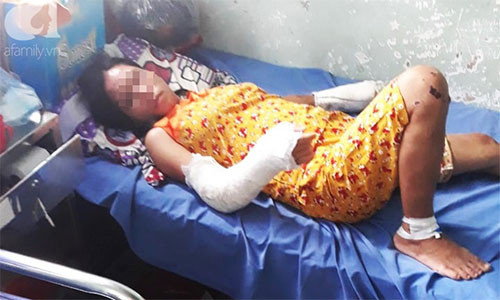 Vụ chồng đánh vợ đang mang bầu ở Bình Thuận gây bức xúc dư luận.