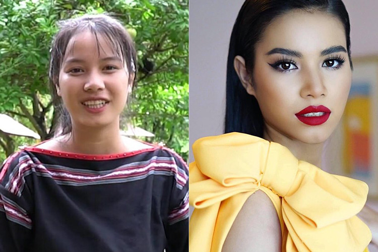 H'luăi Hwing có sự thay đổi về phong cách khi tham gia Hoa hậu Hoàn vũ Việt Nam 2019. Ảnh: Saostar