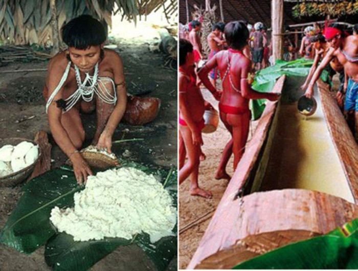 Hành động sau đó của bộ tộc Yanomami là khóc lóc cho sự ra đi của người quá cố. Cuối cùng là họ sẽ hỏa thiêu xác chết, bột tro sẽ được đựng bằng những quả bầu khô và được cất giữ ở nơi trang trọng trong nhà.