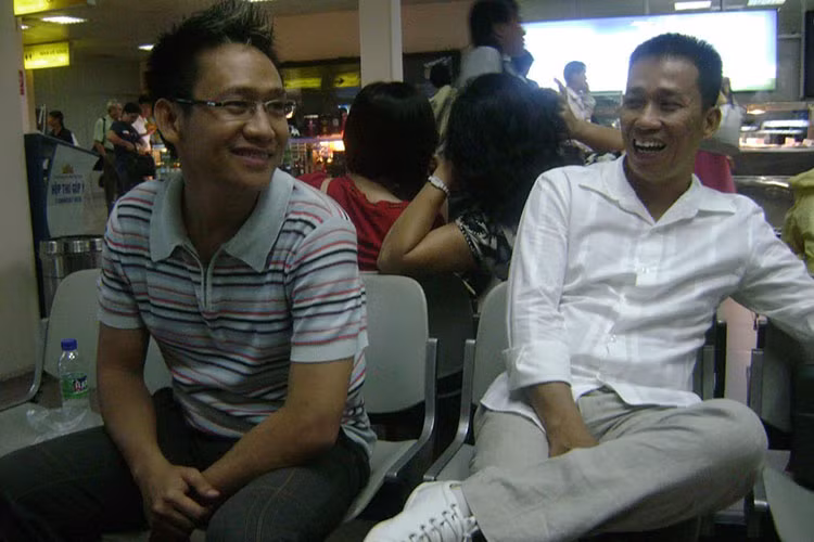 Ca sĩ Duy Mạnh đăng tải hình ảnh bên cố nhạc sĩ Xuân Hiếu.