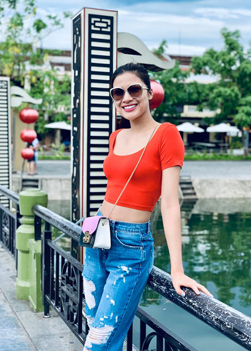 Ngoài sắc vóc, kinh nghiệm thi nhan sắc cũng là lợi thế của Nguyễn Thị Thành khi cô đến với cuộc thi Hoa hậu Hoàn vũ Việt Nam 2019.