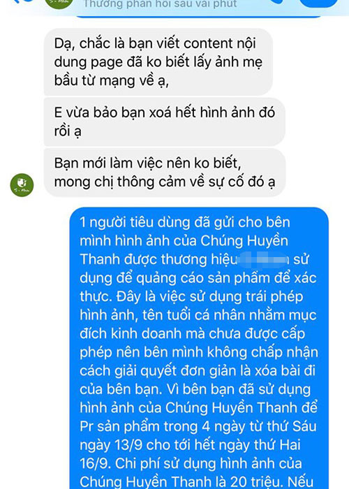 Bi xai chua anh, Chung Huyen Thanh doi 20 trieu, nhan hang phan ung soc-Hinh-3