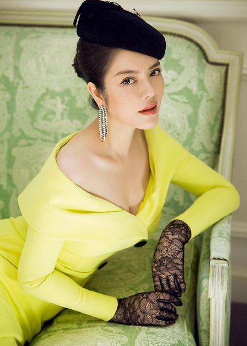 Hình ảnh Lý Nhã Kỳ trẻ trung, gợi cảm cách đây vài năm.