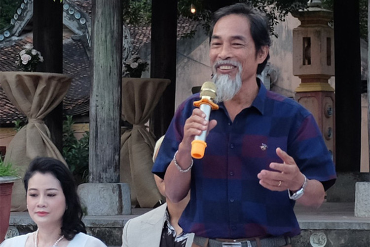 Nghệ sĩ Việt Liên sẽ đảm nhận vai Lão Hạc trong bộ phim "Cậu Vàng" do Trần Vũ Thủy - con rể của NSND Bùi Cường làm đạo diễn. Ảnh: Gia đình xã hội