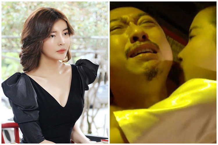 Mới đây, chia sẻ về cảnh nóng với Hứa Minh Đạt trong "Tiếng sét trong mưa", Cao Thái Hà cho biết đây là cảnh quay làm cô ám ảnh nhất, không dám xem lại. Ảnh: Vietnamnet