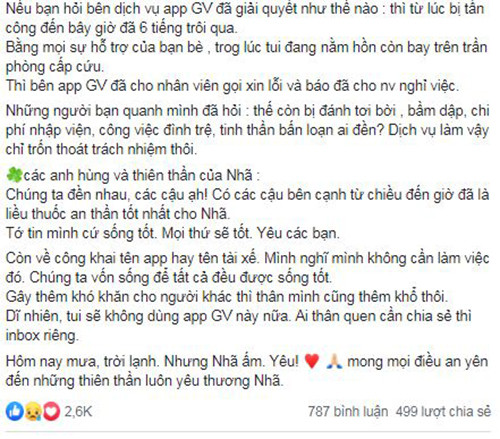 Dien vien Kim Nha to bi tai xe GO-VIET danh ngat xiu-Hinh-5