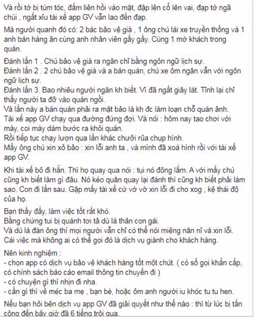 Dien vien Kim Nha to bi tai xe GO-VIET danh ngat xiu-Hinh-4