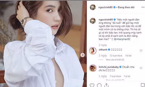 Ngoc Trinh chia tay ban trai dai gia sau thoi gian hen ho bi mat?