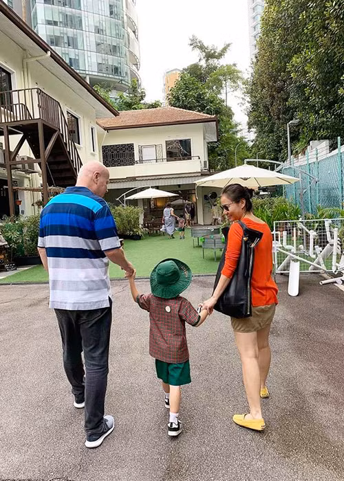 Gương mặt hiện tại của con trai Thu Minh chưa được tiết lộ. Ảnh: FBNV