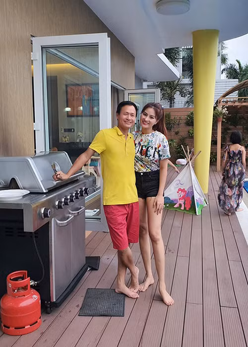 Vũ Thu Phương khoe chồng khéo nấu ăn khiến nhiều người ghen tỵ.