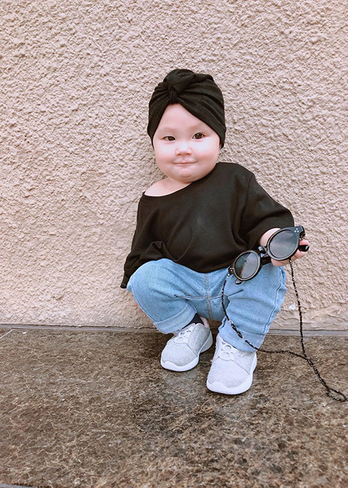 Con gái của Trà Ngọc Hằng trở thành mẫu nhí khi mới 1 tuổi.