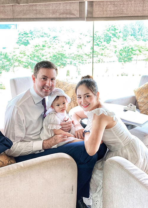 Trước khi quen chồng, Lan Phương khá lận đận trong chuyện tình cảm.