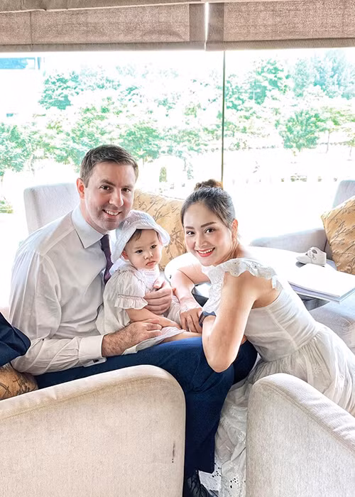 Trước khi quen chồng, Lan Phương khá lận đận trong chuyện tình cảm.