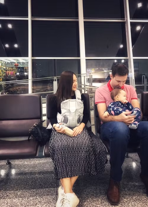 Lan Phương được ông xã ngoại quốc hết mực cưng chiều.