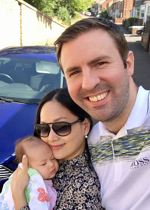 Điều Lan Phương cảm thấy tự hào nhất đó là cô được ông xã san sẻ công việc nhà và mọi buồn, vui trong cuộc sống.