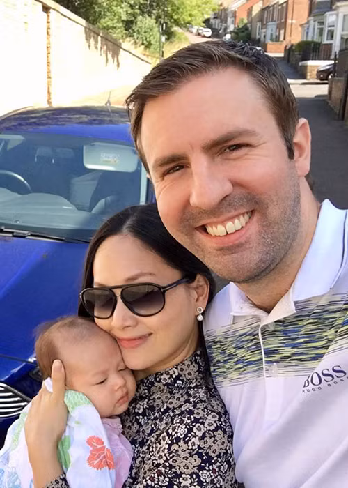 Điều Lan Phương cảm thấy tự hào nhất đó là cô được ông xã san sẻ công việc nhà và mọi buồn, vui trong cuộc sống.