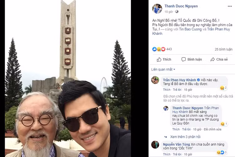 Nhieu the he sao Viet tiec thuong NSND The Anh