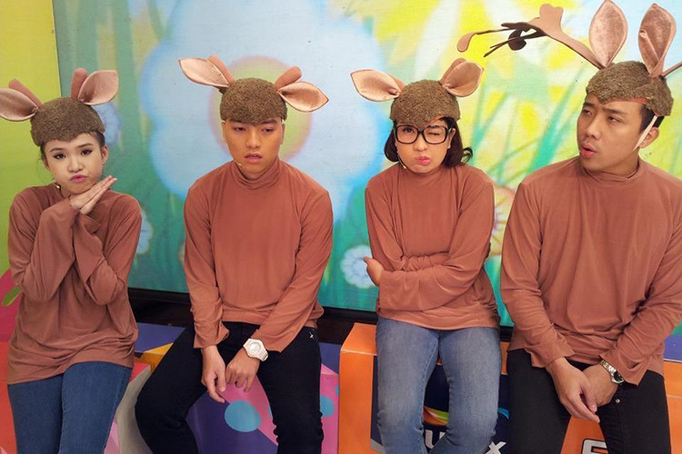 Kim Nhã từng dẫn chương trình “Chào bé yêu”, “Hoa hướng dương”, “Hai trái tim vàng”.