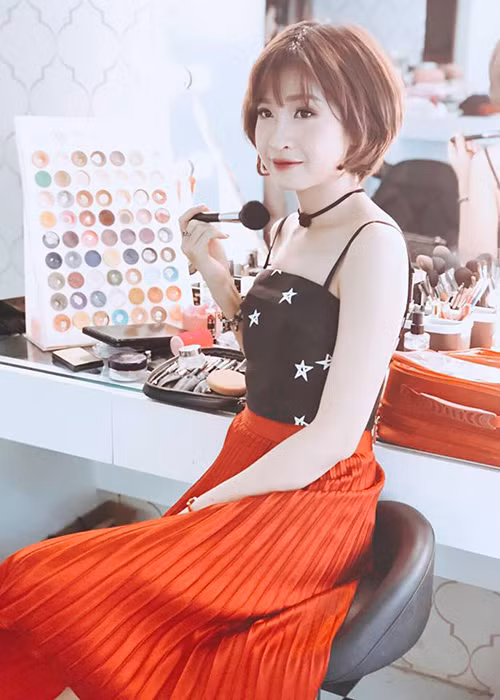 Kim Nhã còn đóng không ít các quảng cáo.