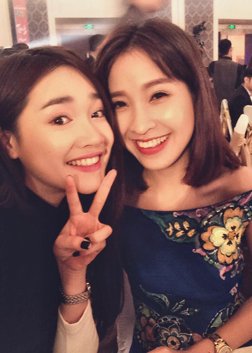 Kim Nhã là bạn thân của Nhã Phương ngay từ thời Nhã Phương chưa nổi tiếng.