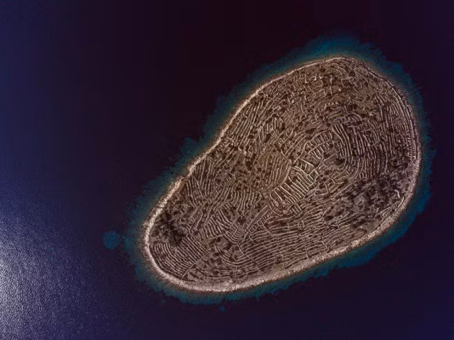 Đảo Croatia trông như một dấu vân tay khổng lồ