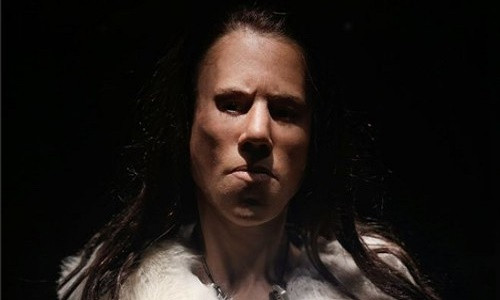 Khuôn mặt của Avgi, thiếu nữ sống cách đây 9.000 năm, được tái tạo nhờ công nghệ chụp cắt lớp vi tính và in 3D Ảnh: REUTERS