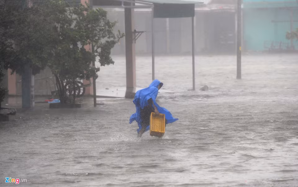 Khu neo đậu tàu tránh bão (âu tàu Thanh Khê, sát sông Gianh), Thanh Trạch, Quảng Bình. Ảnh: Tiến Tuấn.