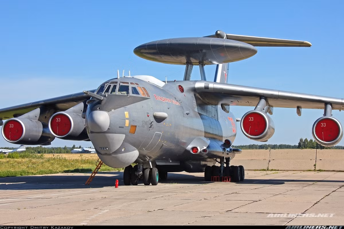 Theo một số nguồn tin, A-50U được nâng cấp về radar cảnh báo - chỉ huy, tăng tầm bay và hiệu suất thời gian hoàn thành nhiệm vụ. Nguồn ảnh: Airlines.net