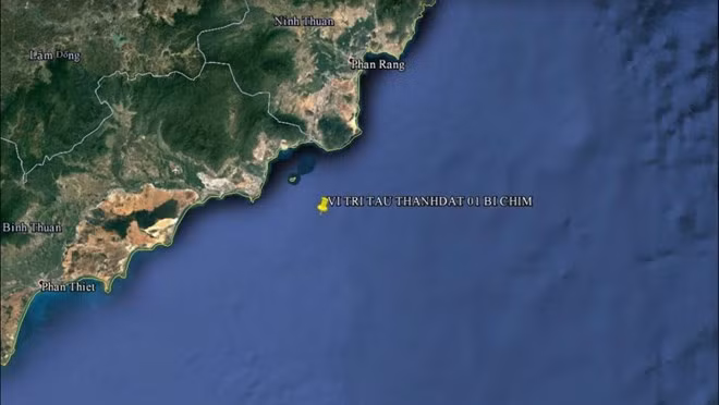 Tim duoc thi the nghi Thuyen truong tau Thanh Dat 01