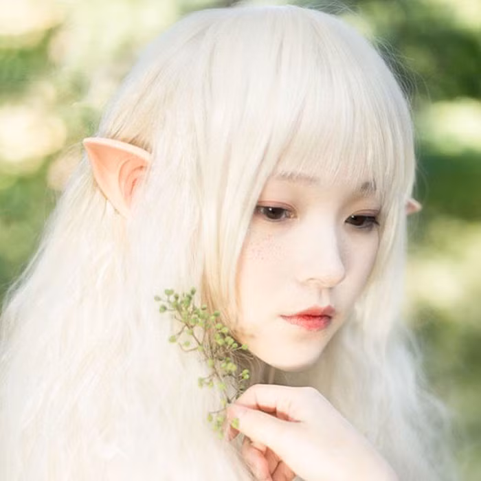 Thế nhưng, giới trẻ thích sự khác biệt vẫn lùng mua cho bằng được. Nếu phủ tóc lên thì chẳng ai có thể nhận ra đó là đôi tai giả.