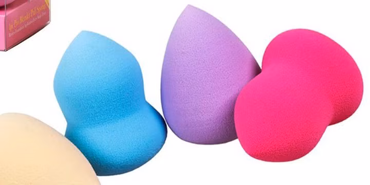  Mút trang điểm hình hồ lô: chiếc mút hình hồ lô này không chỉ giúp bạn có lớp nền mịn như nhung mà còn loại bỏ các bụi bẩn và tế bào chết trên da.