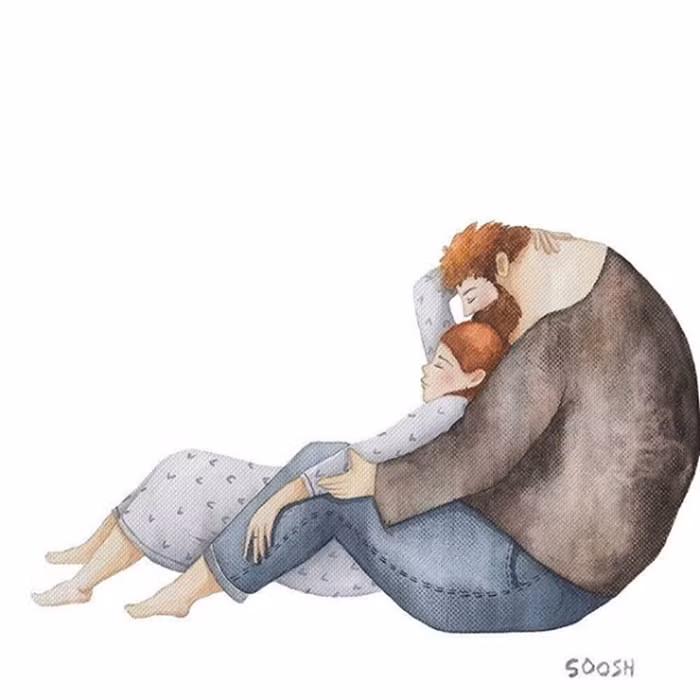 Dù có lớn đến mấy, trưởng thành bao nhiêu, con gái vẫn luôn luôn bé nhỏ trong vòng tay người cha già.