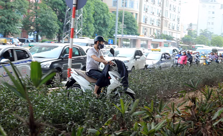 Vì sốt ruột nam thanh niên tìm lối đi khác.