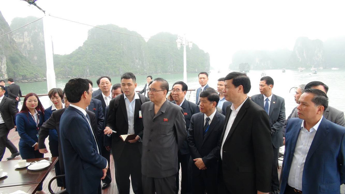 Đoàn lãnh đạo cấp cao Đảng Lao động Triều Tiên (WPK) gồm Ủy viên Bộ Chính trị, Phó Chủ tịch Ban Chấp hành Đảng: Ri Su Yong, kiêm Trưởng Ban Quốc tế; Kim Pyong Hae, kiêm Trưởng Ban của Đảng; O Su Yong, kiêm Trưởng Ban Kinh tế Trung ương.