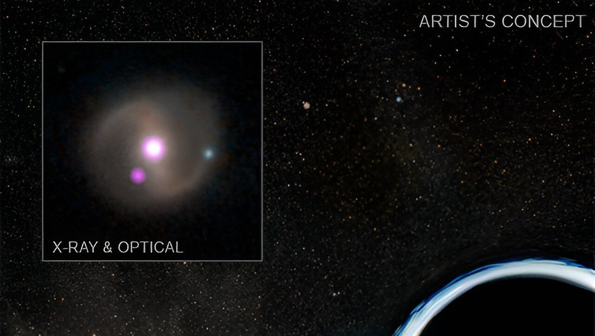 Theo các quan sát, trong vài năm, đĩa này đã mở rộng ra bên ngoài và hiện đang nằm ngay trên đường đi của một ngôi sao khác. Ngôi sao này trước đây quay quanh hố đen ở khoảng cách an toàn. Tuy nhiên gần đây nó liên tục bị đĩa bồi tụ vật chất tấn công khoảng 48 giờ một lần, khi nó quay tròn. Ảnh NASA