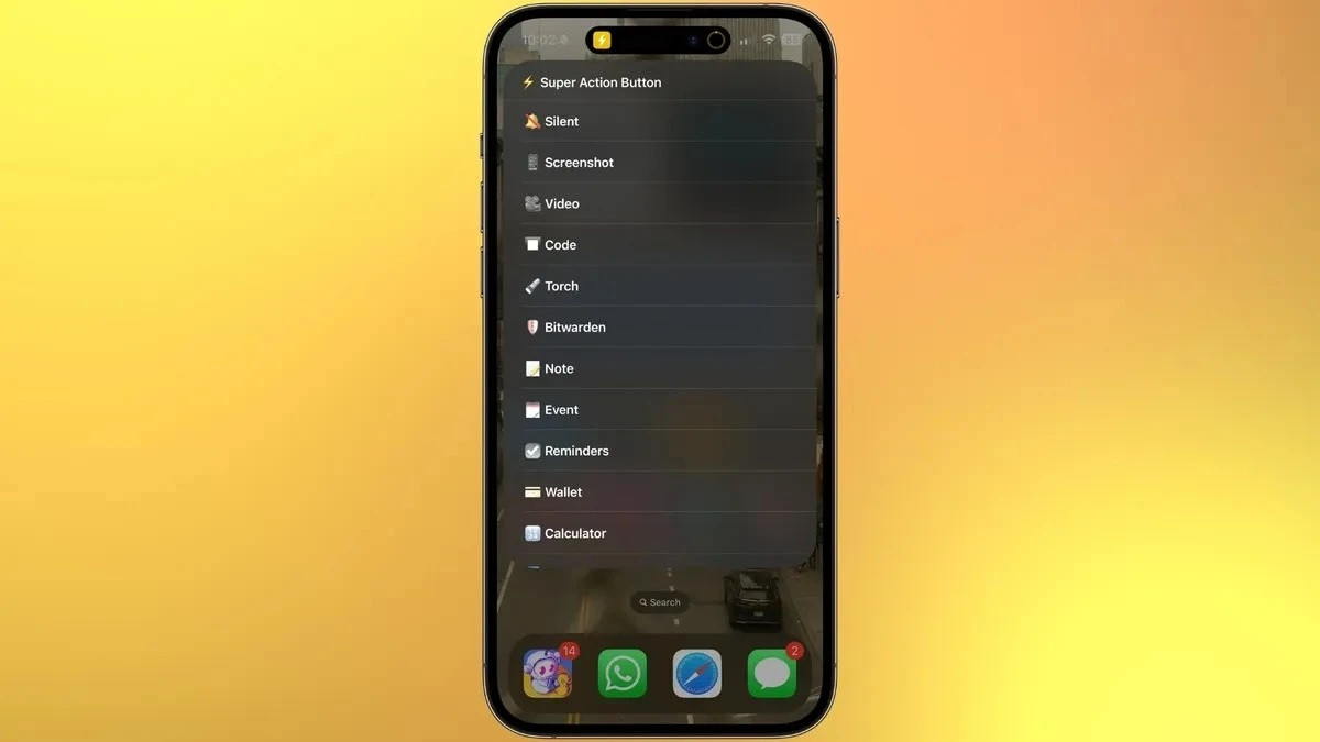 Để thêm phần siêu hơn, người dùng cũng có thể lựa chọn phần mềm "Supper Action Button" để gắn cho nó một lối tắt. Thông qua đó, có thể gọi lên các ứng dụng bất kỳ hoặc các thứ thường dùng như ghi chú, máy tính, điều khiển các thiết bị trong nhà thông minh v.v.. Ảnh: Phone Arena
