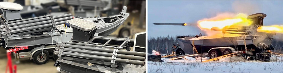 Sea Baby dài 6m, rộng 2m, có thể chạy với tốc độ 90km/h nhờ 2 động cơ 200 mã lực, hoạt động trong phạm vi 1.000 km với các thùng nhiên liệu bổ sung. Nó mang theo 850 kg vũ khí và có thể được sử dụng để phóng 6 tên lửa 122mm.