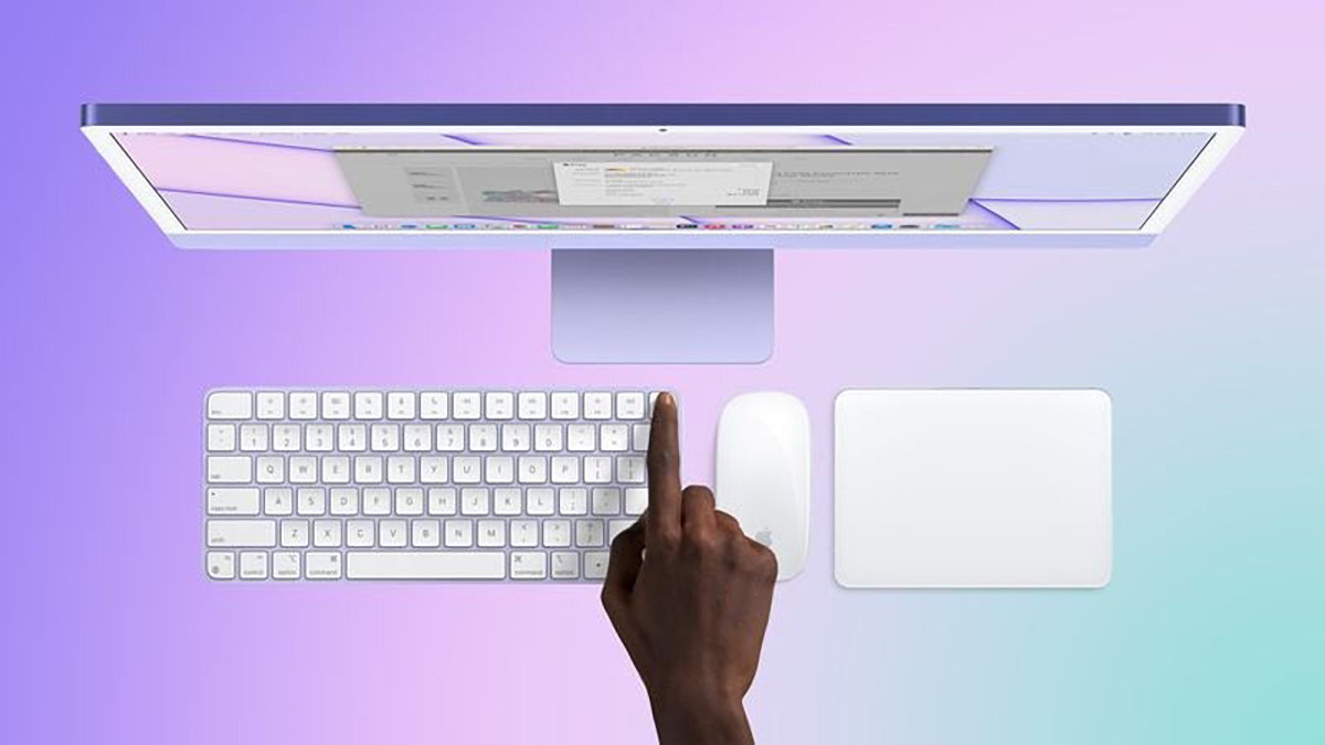 Apple cũng đã nâng cấp iMac M4 với camera trước 12MP có hỗ trợ Center Stage giúp bạn luôn ở giữa khung hình. Ngoài ra còn có tính năng Desk View cho phép hiển thị khuôn mặt của bạn và góc nhìn từ trên xuống bàn làm việc cùng lúc.