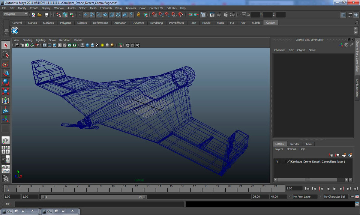 Từ trước năm 2019, đã xuất hiện một thiết kế được cho là từ công ty ZALA Aero Group của Nga (một phần của Kalashnikov Concern) phát triển. Tuy nhiên, mọi thứ vẫn nằm trong bí mật. Lúc đó nhiều người đồn đoán rằng Nga muốn tạo ra một phiên bản nội địa thay thế Shahed 136 của Iran. Ảnh: CADDR.