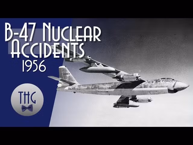 Ngày 10/3/1956, hai lõi hạt nhân đã bị mất khi một máy bay ném bom B-47 có khả năng đã mất tích cùng với quả bom nhiệt hạch Mark 15 nặng 3.400 kg trên Biển Địa Trung Hải trong khi đang trên đường từ Căn cứ Không quân MacDill, Florida đến Căn cứ Không quân Ben Guerir, Morocco. Ảnh: THG.