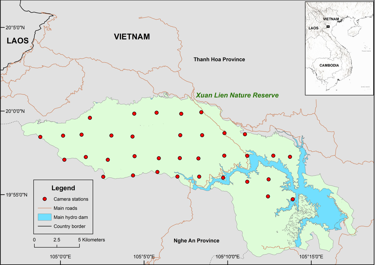 Nhóm nghiên cứu gồm có Thanh Vân Nguyễn, Anh Thế Lưu, Hùng Việt Phạm, Hà Mạnh Nguyễn, Tâm Anh Phạm, Mai Thị Nguyên, Minh Đức Lê và Anh Tuấn Nguyễn. Theo nghiên cứu, nhóm đã đặt 70 camera ở 35 địa điểm khác nhau theo dạng lưới trên khắp khu bảo tồn và các camera này đã chụp ảnh suốt 5 tháng. Các nhà nghiên cứu cho biết phần phía đông nam của khu bảo tồn không được đưa vào nghiên cứu vì có một dự án nhà máy thủy điện đang được triển khai.
