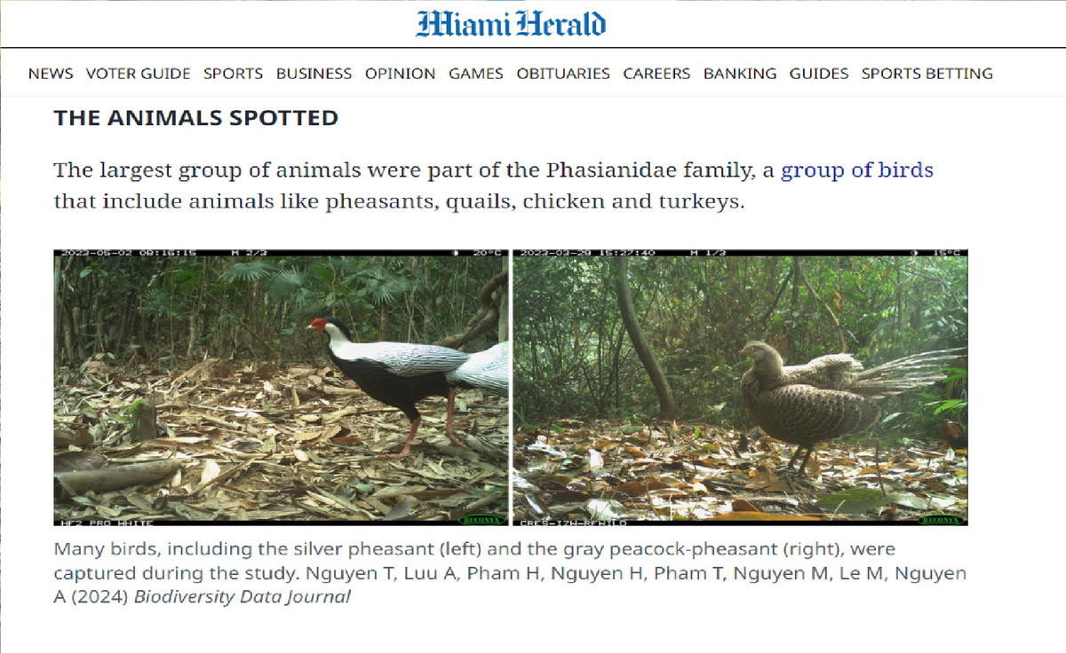Tờ báo Miami Herald cũng đã trích đăng tải báo cáo này cùng những lời tán dương ghi nhận cho quá trình công phu từ giai đoạn triển khai cho đến lúc phân loại, tạo danh mục và phân tích dữ liệu được. Toàn bộ dữ liệu được các nhà khoa học Việt Nam nghiên cứu, phân tích hơn 18 tháng trước khi công bố.