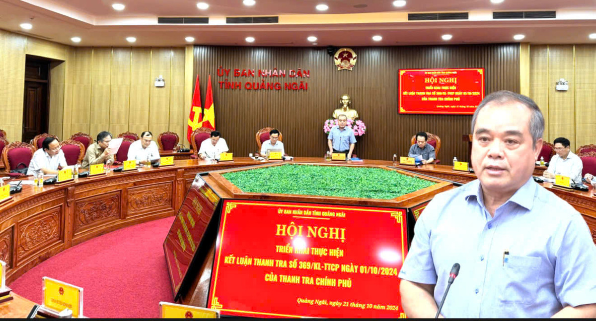 Quảng Ngãi triển khai thực hiện Kết luận 369 của Thanh tra Chính phủ Quang Ngai trien khai thuc hien Ket luan 369 cua Thanh tra Chinh phu