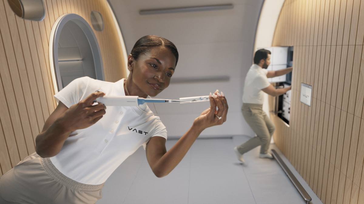 Trạm đầu tiên của Vast kết hợp chức năng của các cơ sở hiện đại phục vụ nghiên cứu khoa học, nên tại khu vực chung sẽ bố trí một phòng nghiên cứu với các trang thiết bị đa dạng, tùy thuộc vào nhiệm vụ và mục đích nghiên cứu mà phi hành đoàn được giao phó.