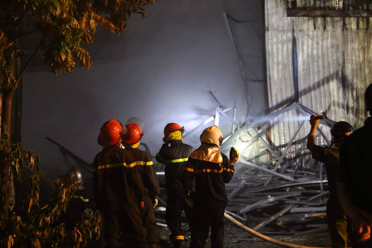 Vụ cháy không có thiệt hại về người.