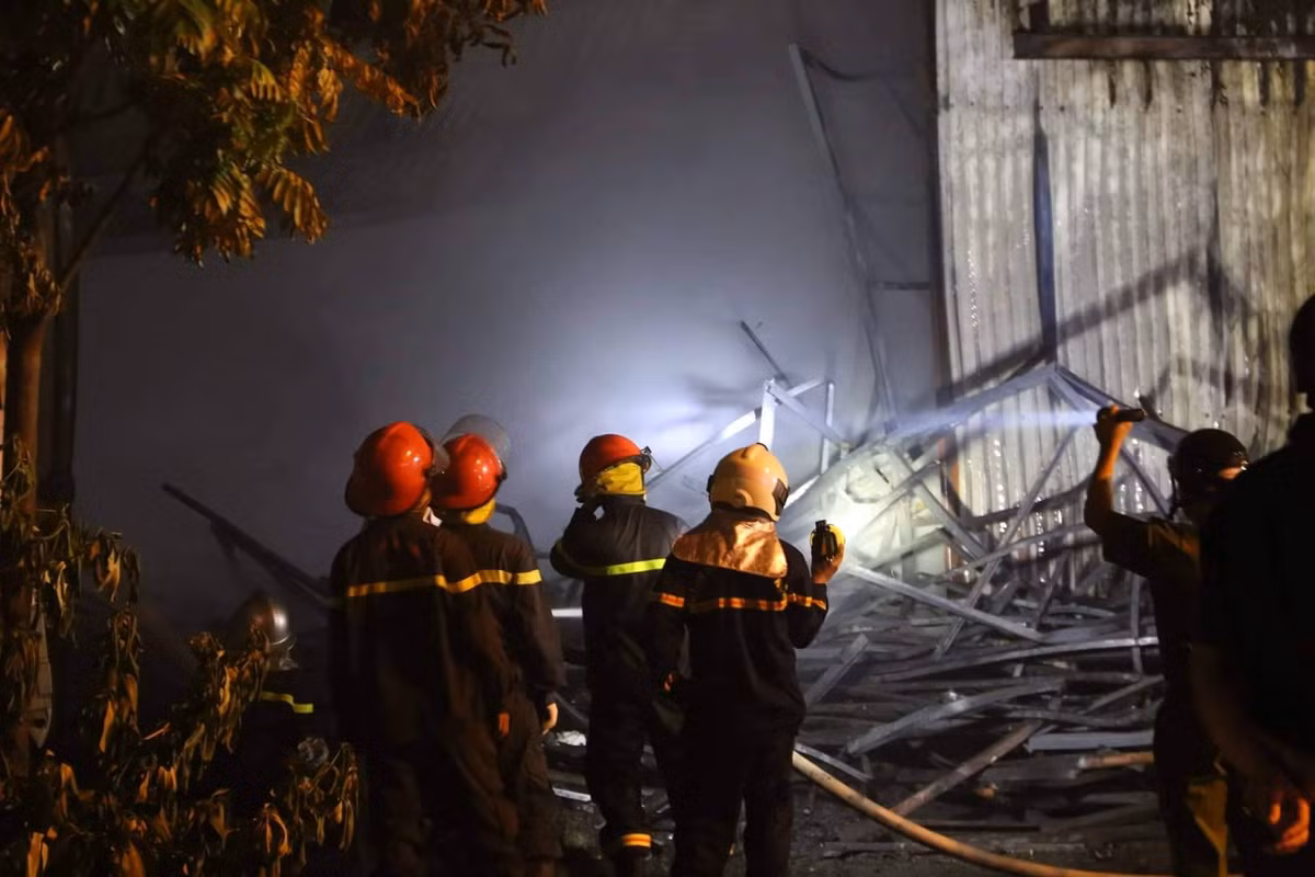 Vụ cháy không có thiệt hại về người.