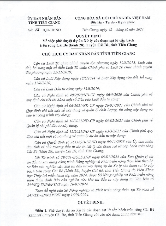 Tiền Giang: Gói thầu gần 70 tỷ có về tay Cty thủy lợi TICCO? - Hình 3 Tien Giang: Goi thau gan 70 ty co ve tay Cty thuy loi TICCO?-Hinh-3